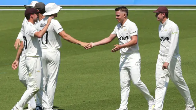 Surrey and England left-armer Sam Curran was the first player to take a wicket with the new Kookaburra ball at the Oval