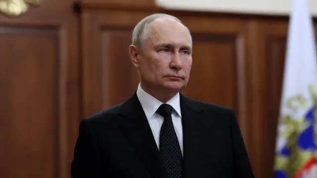 Putin delivered a televised address to the nation in Moscow on 24 June 2023