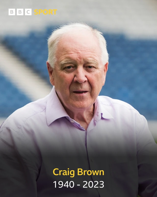 Craig Brown at Hampden