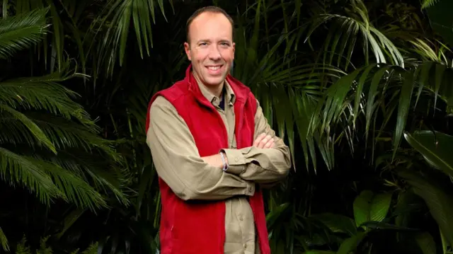 Matt Hancock in I'm a Celebrity.... Get Me Out of Here