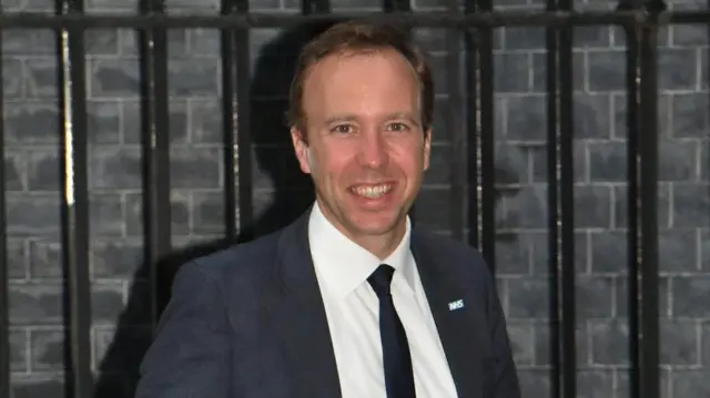 Matt Hancock leaves No 10 after he was appointed health secretary in 2018