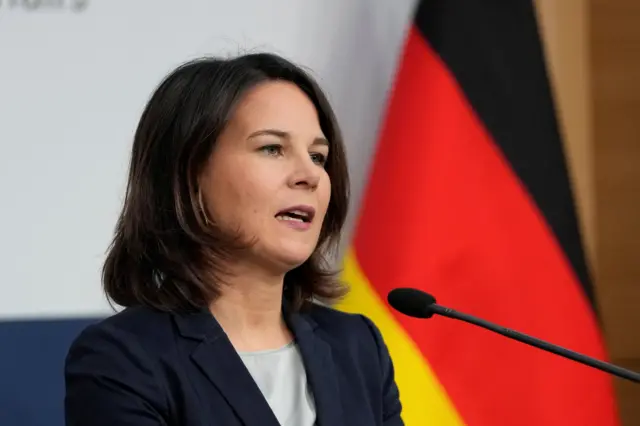 German foreign minister Annalena Baerbock