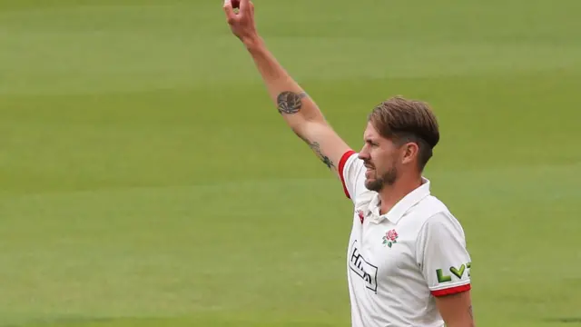 Tom Bailey got a "five-fer" on his last trip to the Oval in the day-night game with Lancashire in 2018