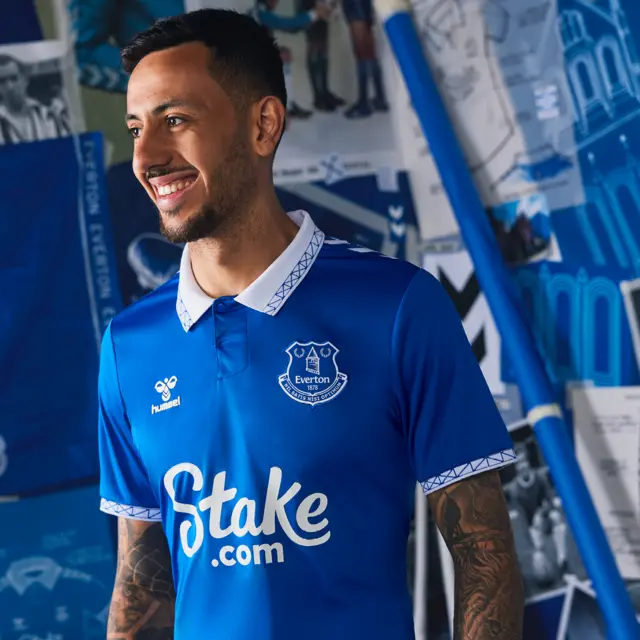 Everton's new home shirt