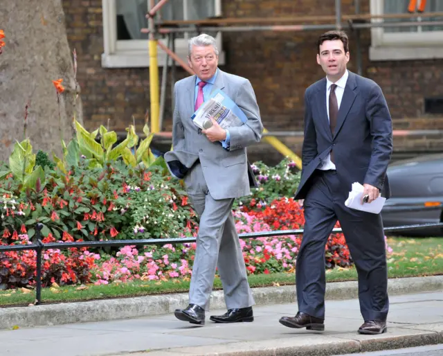 Alan Johnson and Andy Burnham