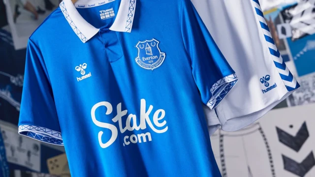 Everton's new home shirt