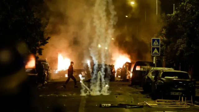 Riots in Nanterre after teenager was killed by police, France - 29 Jun 2023