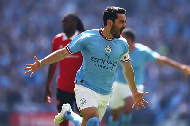 Gundogan wheels away to celebrate