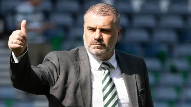 Celtic manager Ange Postecoglou at Hampden