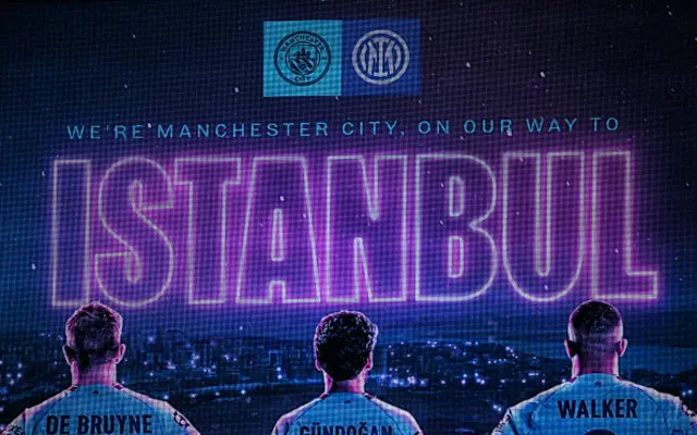 City meet Inter Milan next week in Istanbul