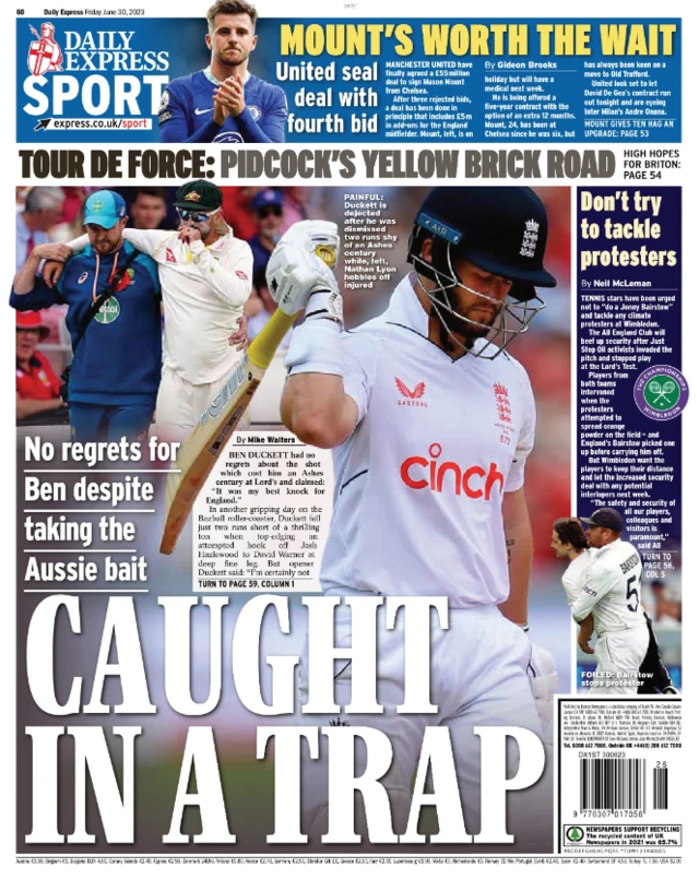 Express back page