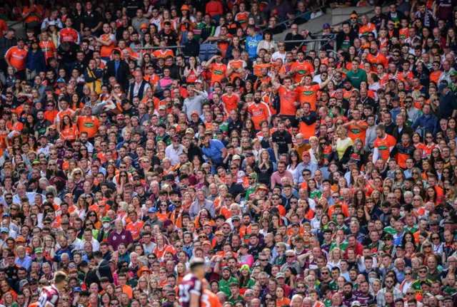 Armagh fans at Croke Park last year