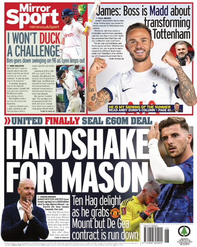 Mirror back page