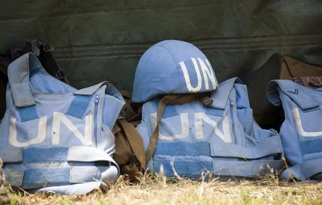 UN blue helmets