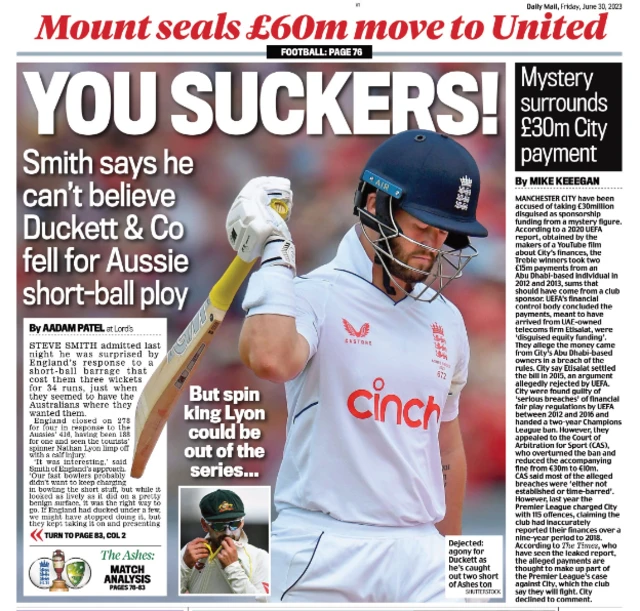 Mail back page