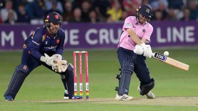 Ryan Higgins batting for Middlesex