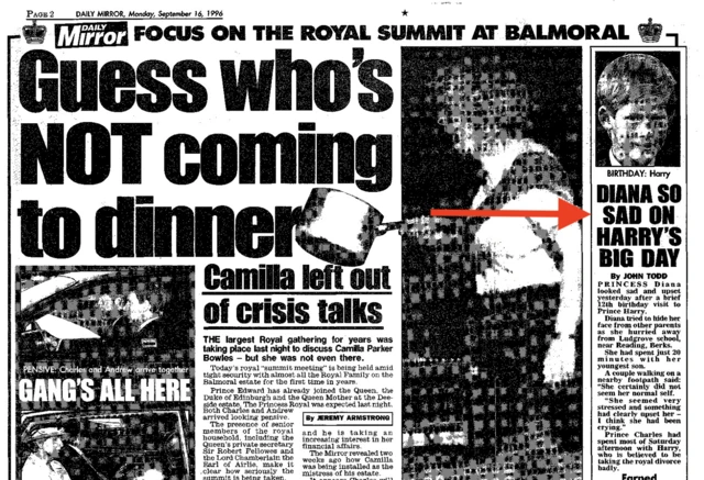 Daily Mirror article from 1996