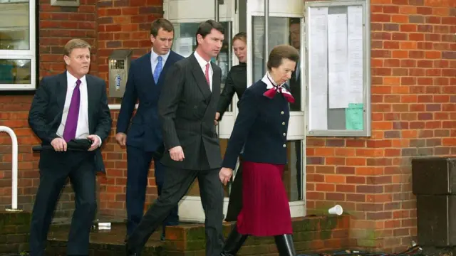 Princess Anne appeared at Slough Magistrates’ Court in 2002