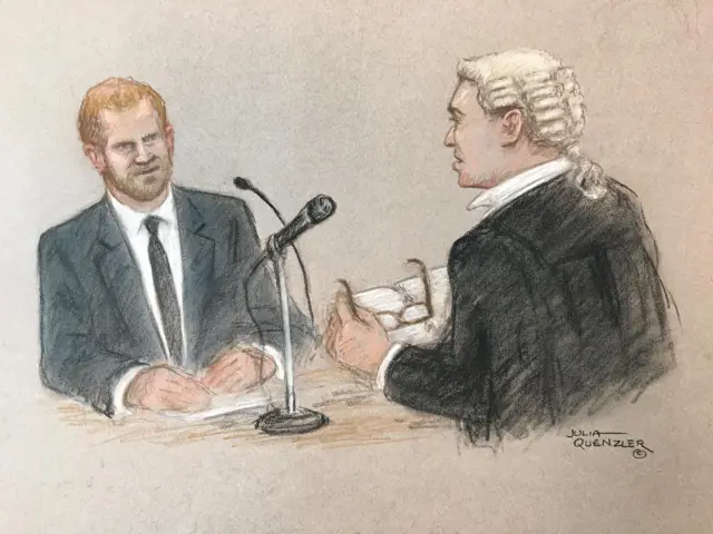 Prince Harry and Andrew Green