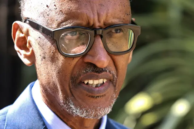Rwanda's president Paul Kagame