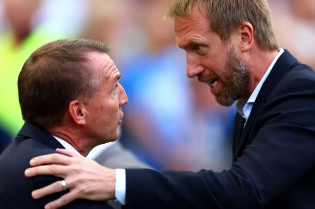 Brendan Rodgers and Graham Potter