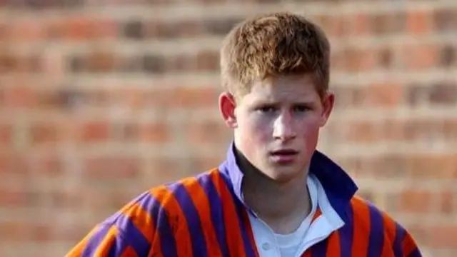 Harry at Eton in 2001