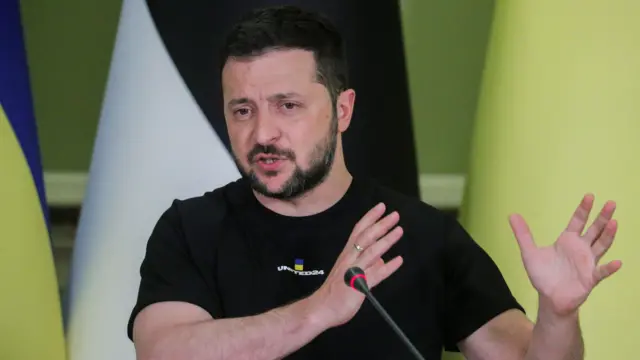 Ukrainian President Volodymyr Zelensky