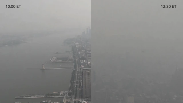 Smoke over NYC