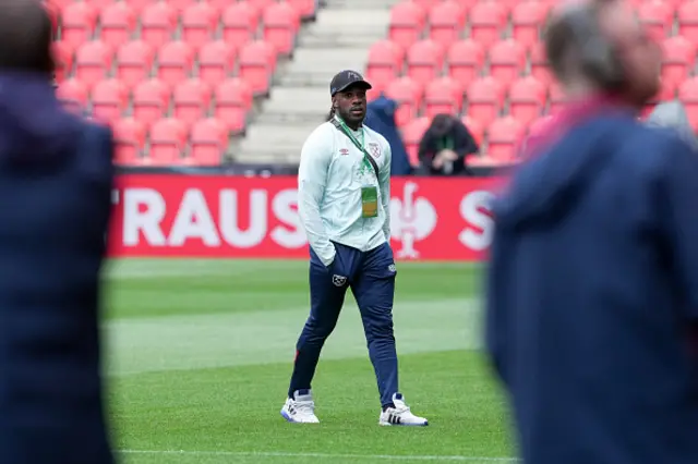 Antonio in Prague at the stadium