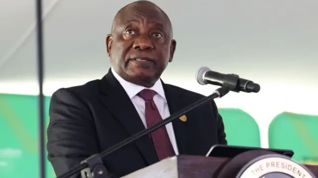 South African President Ramaphosa, 25 May 2023