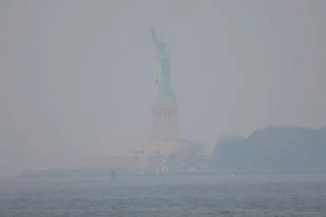 The Statue of Liberty on 8 June 2023 in New York City