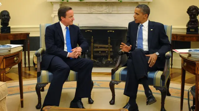 David Cameron and Barack Obama in 2010