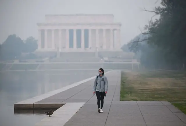 The Lincoln Memorial in Washington DC