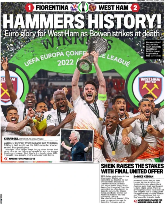 Mail back page