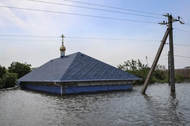 Flooded scene