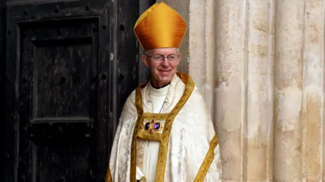 Archbishop of Canterbury Justin Welby on May 6, 2023 in London, England.