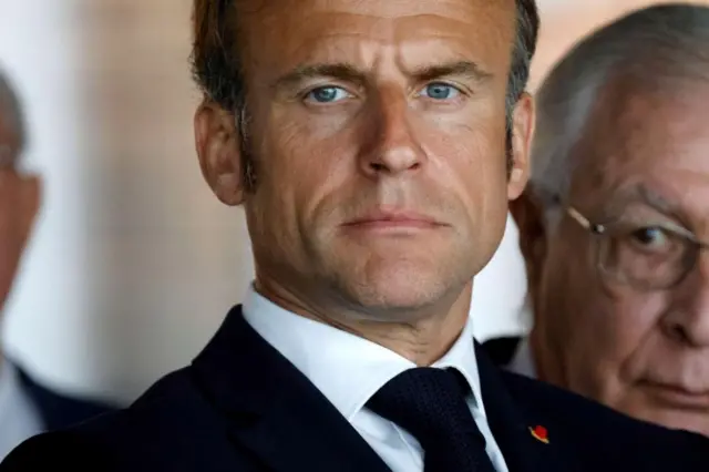 French President Emmanuel Macron on 6 June