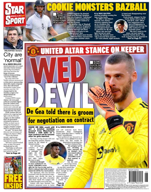 Star back page