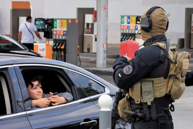 RAID officers in Lille