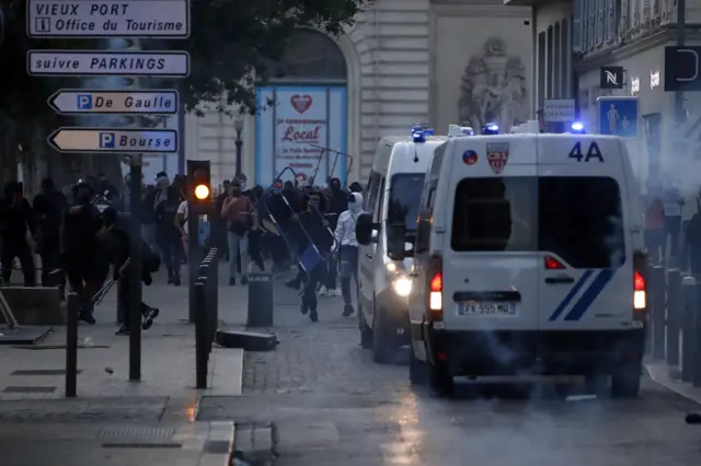 The unrest in Marseille last night