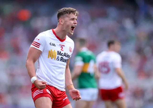 Michael McKernan celebrates scoring a point