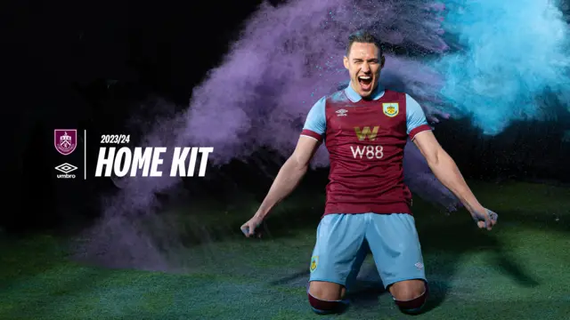 Burnley's home kit