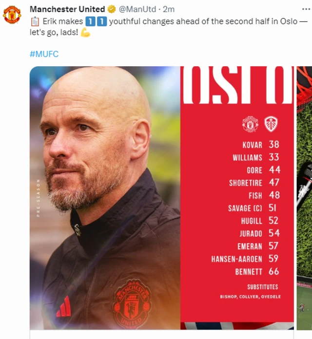 Man Utd v Leeds updates plus latest transfer news - Kane, Torres