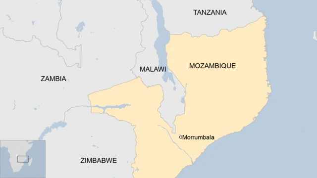 Map of Mozambique