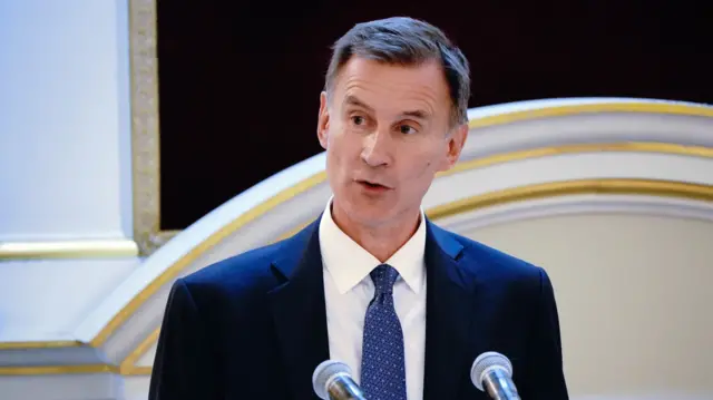 Chancellor Jeremy Hunt