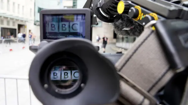 Camera outside BBC