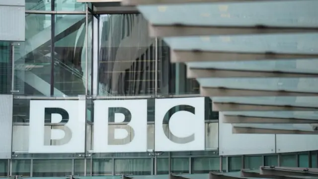 BBC logo outside Broadcasting House