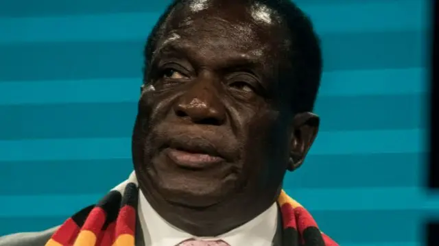 Zimbabwe’s President Emmerson Mnangagwa