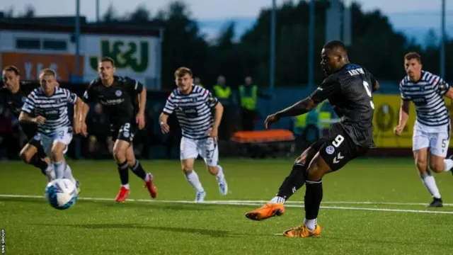 Dipo Akinyemi was top scorer in the Scottish Championship last season with 20 goals