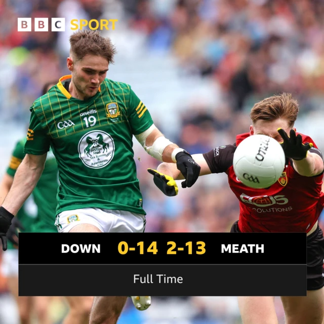 Down 0-14 Meath 2-13